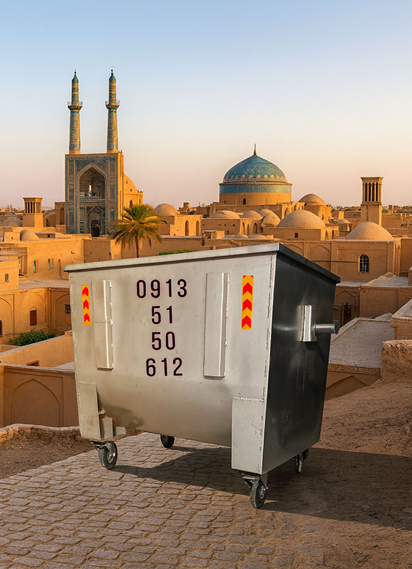 مخزن زباله 770 لیتری